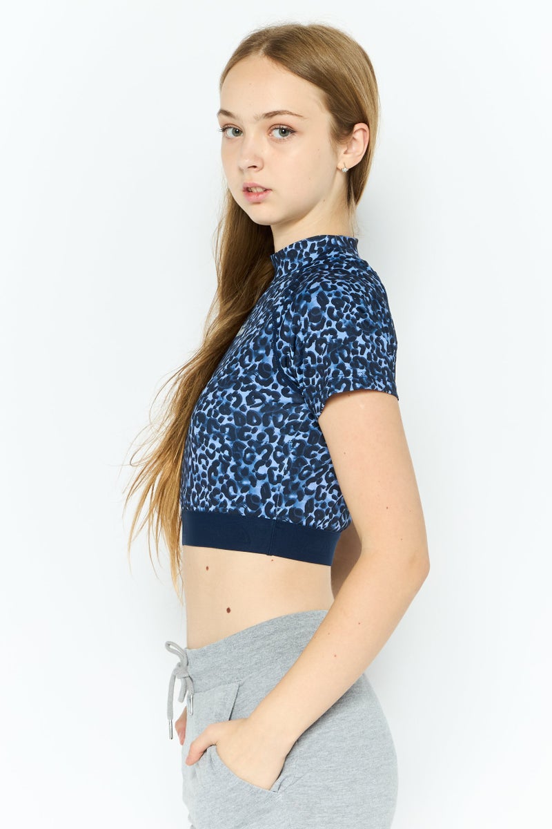 Ellesse Women Sportswear Fit Short Sleeves Training Top, Navy Combo - Image 2