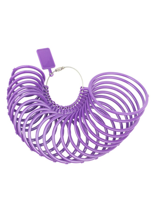 Plastic Bracelet Measuring Ring Wrist Size Measuring Tool Jade Bracelet Ring Size Jade Bracelet Ring Oral Test With Ring-Model:Purple Bracelet Ring  - Image 5
