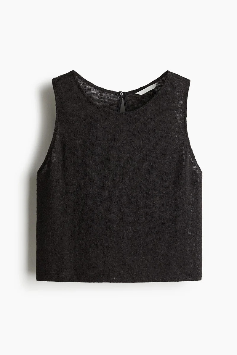 H&M Textured-knit vest top