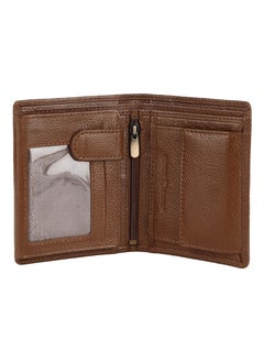 HAMMONDS FLYCATCHER HAMMONDS FLYCATCHER Genuine Leather Wallet for Men, RFID Protected Leather Purse for Men, Money Purse for Men, Bi-Fold Wallet, 4 Card Slots, 3 ID Slots, Coin Pocket, Metal Snap Button - Brushwood  - Image 3