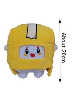 Generic 20cm White Fat Man Plush Toy Lankybox Paper Box Doll Soft Plush Doll Boy Girl Birthday Gift  - Image 2