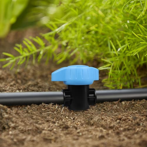 Gardrip 5 Pack 1/2 Inch Drip Irrigation Valve: 1/2 in. in-Line Shut Off Valves for 1/2 Inch Drip Irrigation Tubing (.570-.620" ID) Barbed Cut Off Switch Valve for Garden Irrigation System - Image 5
