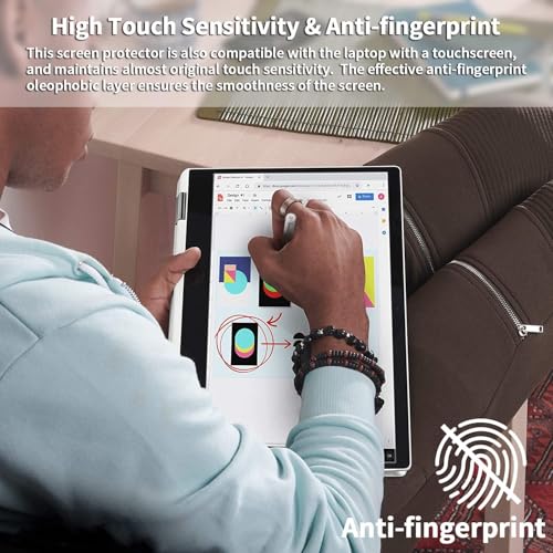 CASOSHIELD 14 inch Anti Glare Laptop Screen Protector, Anti Scratch & Anti Fingerprint Screen Filter Compatible with 14" HP/DELL/ASUS/Acer/Samsung/Lenovo/Toshiba with 16:9 Aspect Ratio Laptop- Matte - Image 4