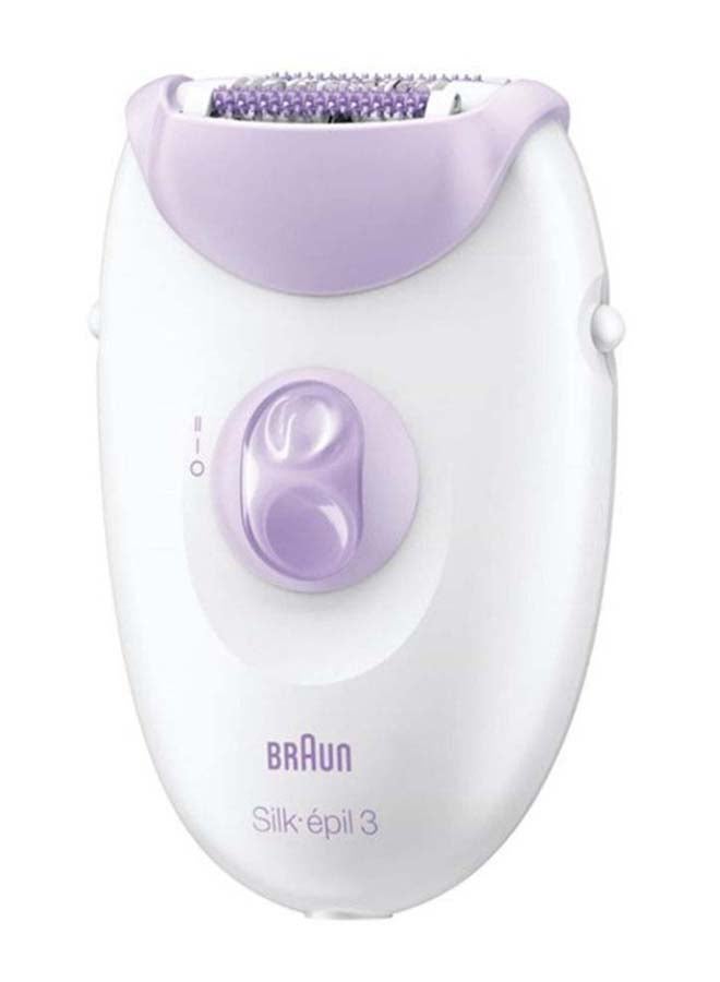 BRAUN Silk Epil Electric Hair Removal Machine SE 3170 White/Purple - Image 2