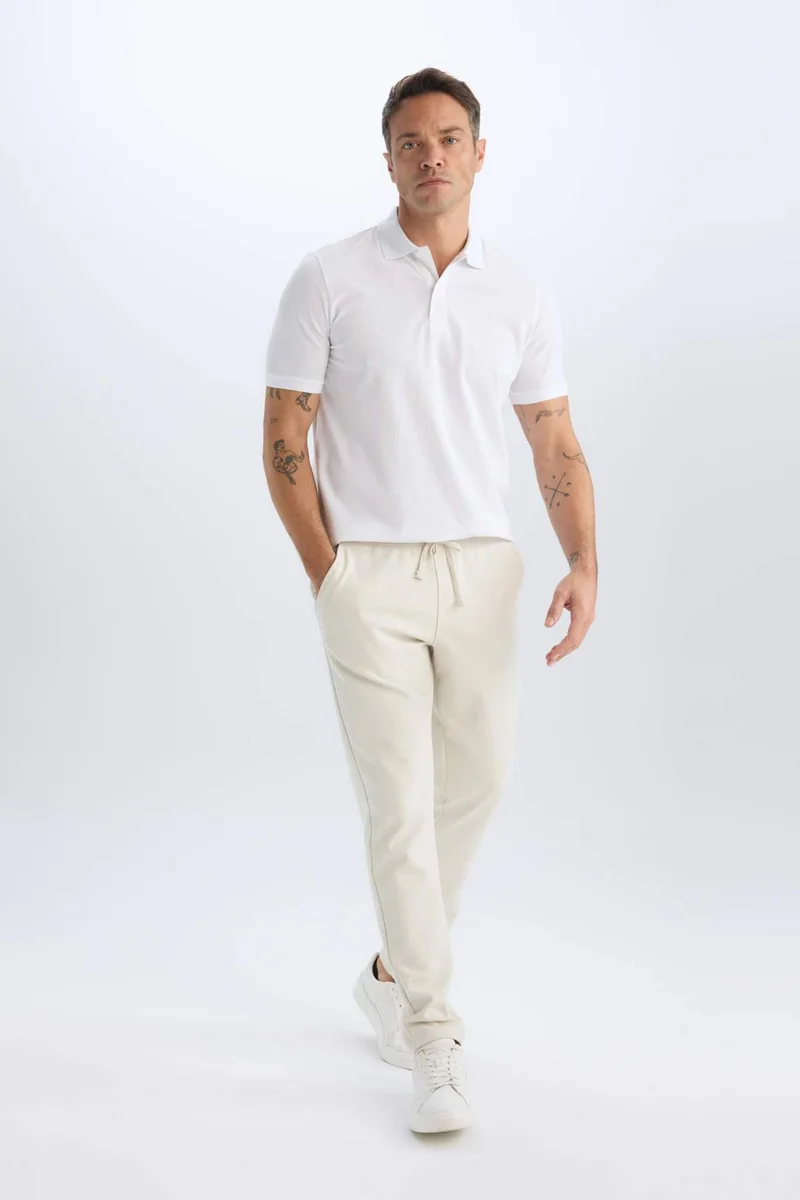 Defacto  jogger Regular Hem Trousers for Men | Best Price UAE
