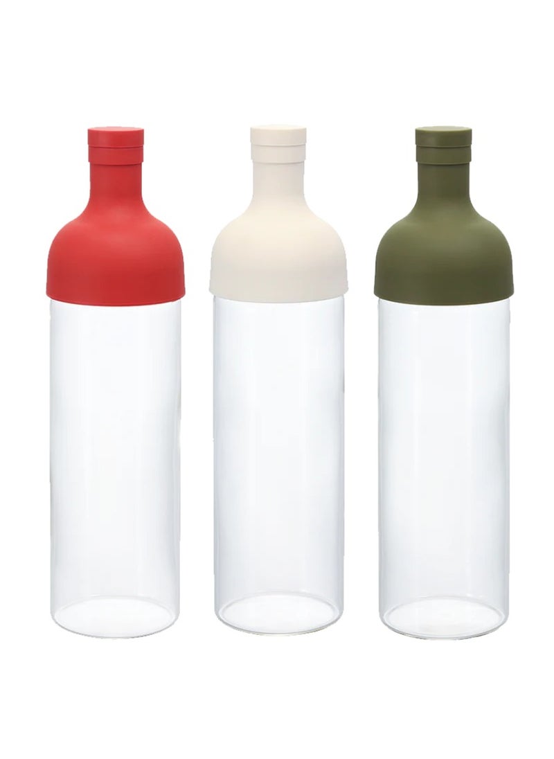 Hario - Filter-in-Bottle Cold Brew Maker, 750 ml - Red - Image 1