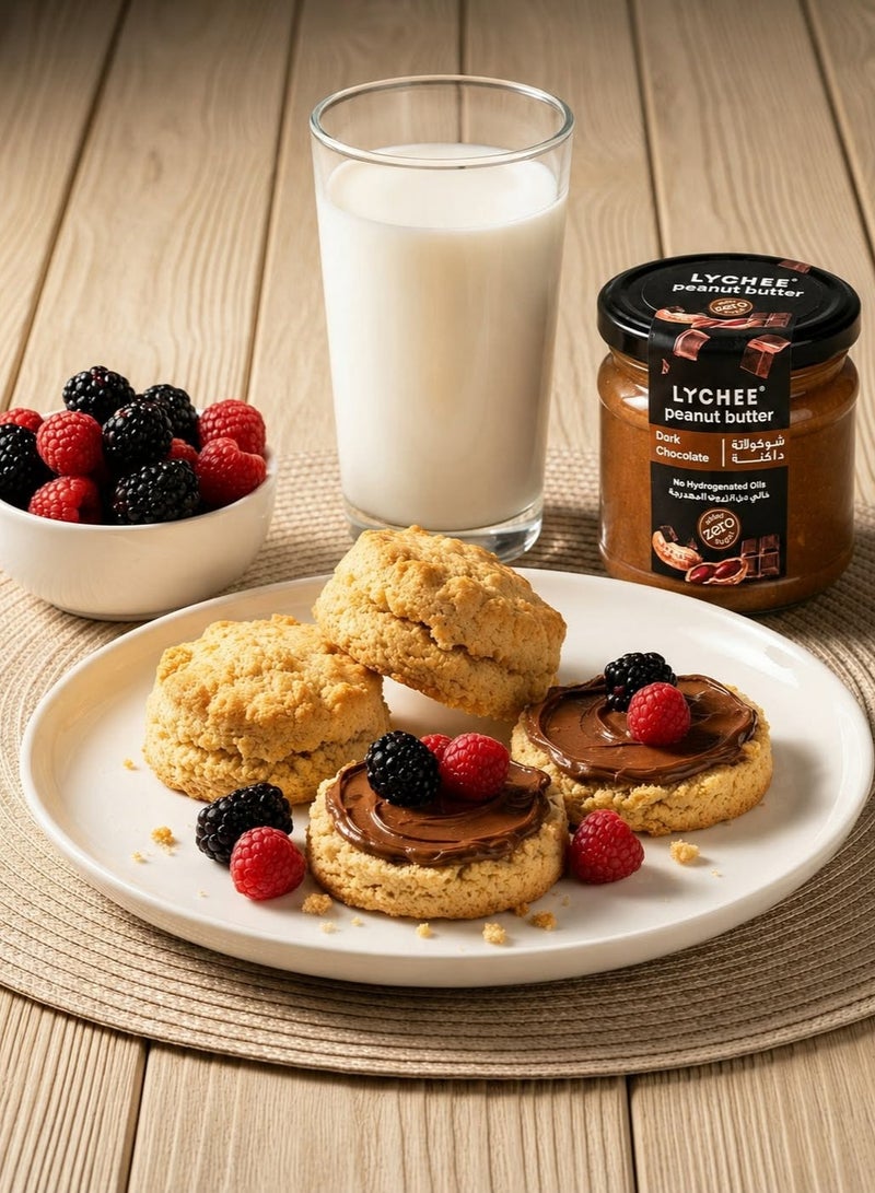 Lychee Dark Chocolate Peanut Butter - 300g - Image 4