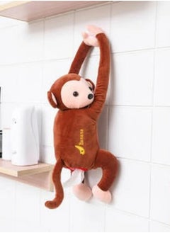 SFMW Car Tissue Box in The Shape of a Brown Monkey Doll  - Image 3
