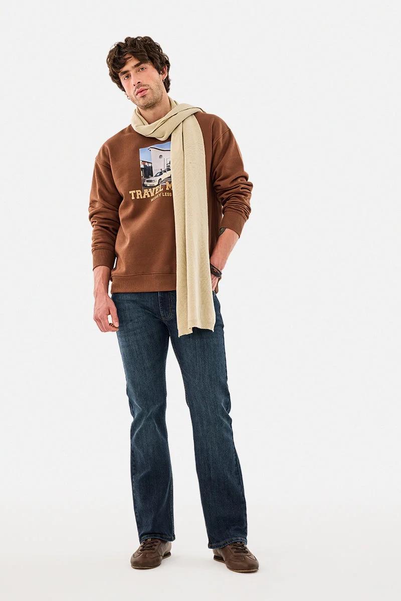 SNITCH جينز بوط كت مطاطي