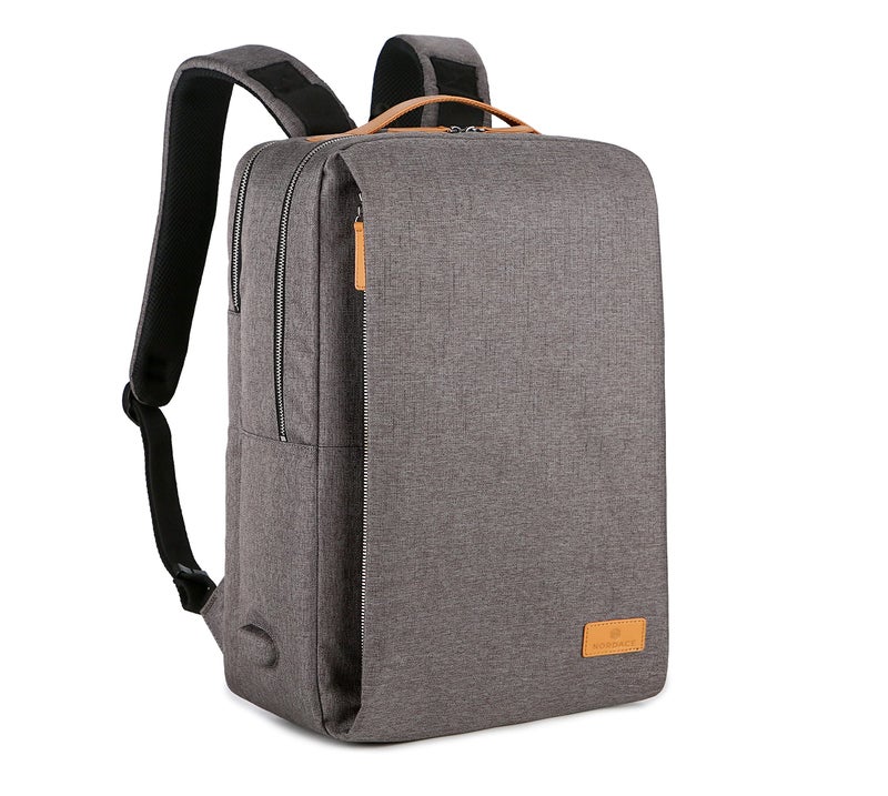 Nordace Siena Smart Backpack with USB Charging 156 Inch Laptop Backpack 19L Daily Backpack for Travel Everyday or Work Gray