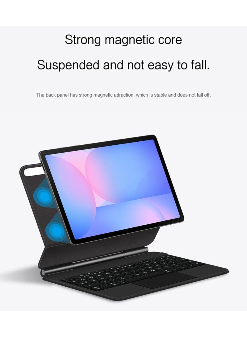 Keyboard Case for Samsung Galaxy Tab S11 11 inch (2025) , Strong Magnetic Wireless Bluetooth Touchpad Trackpad Backlit Magic Keyboard - Image 2