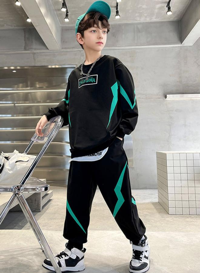 تايك تو مجموعة من سويت شيرت مطبع مع جوغر - Image 1