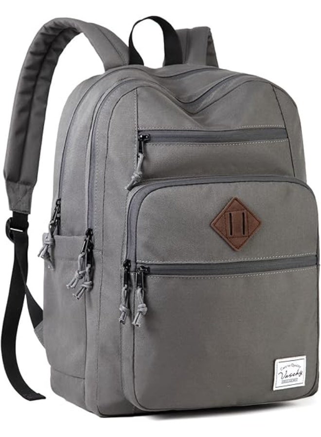 VASCHY School Backpack for Women, Unisex Bookbag Schoolbag Casual Daypack for High School/College/Teens/Travel/Work - Image 1