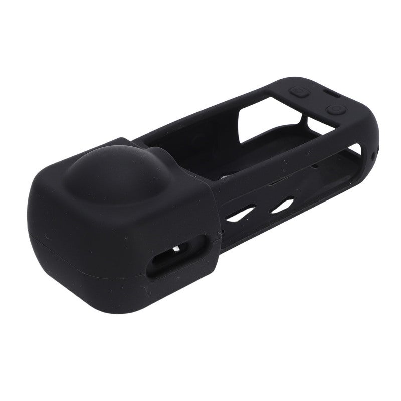 Silicone Case For Insta360 X5: Black Anti-slip Soft Protective Cover - Unobstructed Lens Comfortable Grip Case For Outdoor Adventure 360 Panoramic Filming - Image 5