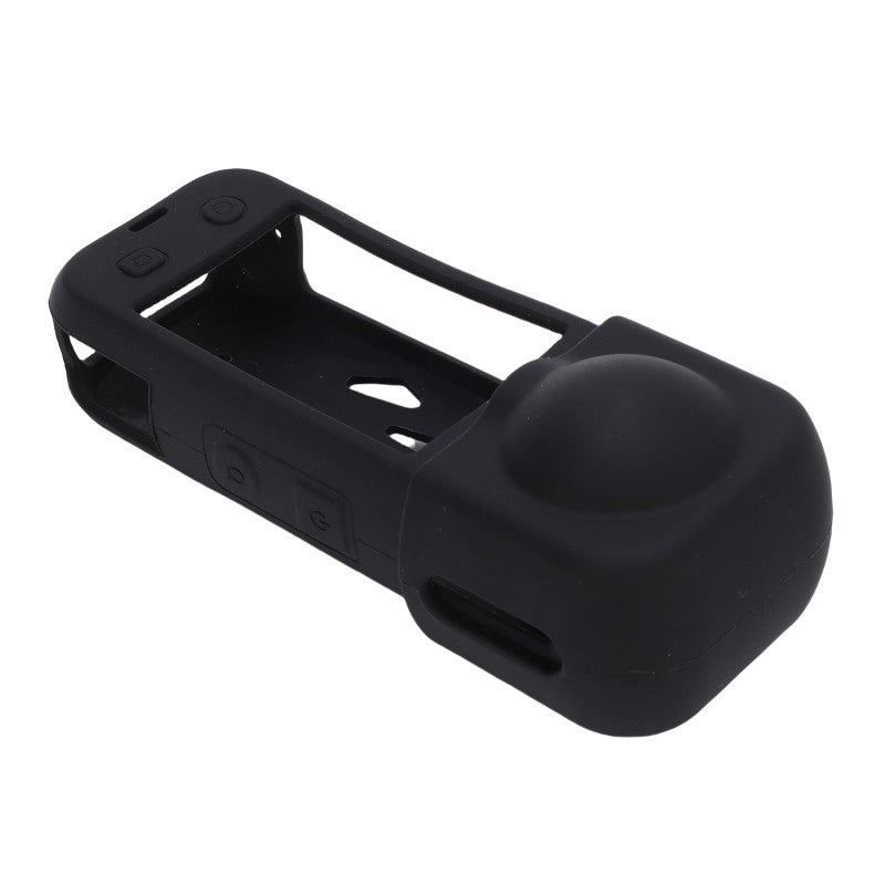 Silicone Case For Insta360 X5: Black Anti-slip Soft Protective Cover - Unobstructed Lens Comfortable Grip Case For Outdoor Adventure 360 Panoramic Filming - Image 3