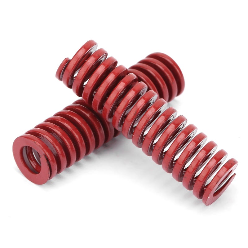 2pcs OD 10mm ID 5mm High Accuracy Steel Red Medium Load Mould Die Spring (TM10*35mm) - Image 3