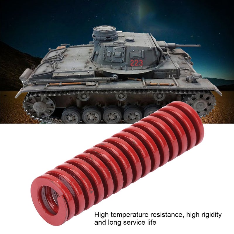 2pcs OD 10mm ID 5mm High Accuracy Steel Red Medium Load Mould Die Spring (TM10*35mm) - Image 1