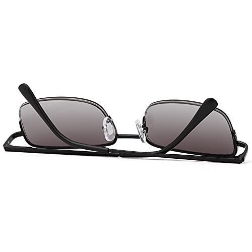 MIRYEA Full Lens Reading Glasses Spring Hinge UV Protection Sunglasses Blue Light Blocking Sun Readers for Men Women Outdoor Driving Safety Eyeglasses Anti Glare Tinted Shades Eyewear Not Bifocals - Image 5