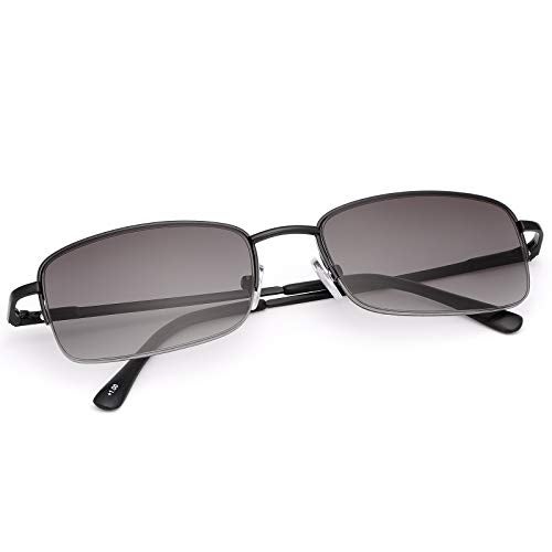 MIRYEA Full Lens Reading Glasses Spring Hinge UV Protection Sunglasses Blue Light Blocking Sun Readers for Men Women Outdoor Driving Safety Eyeglasses Anti Glare Tinted Shades Eyewear Not Bifocals - Image 2