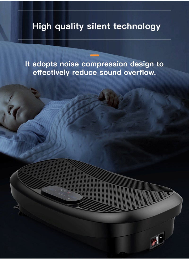 Sharpdo - Vibration Plate Exercise Machine Whole Body Workout Vibrate Fitness Platform Lymphatic Drainage Machine for Weight Loss Shaping Toning Wellness Home Gyms Workout - Image 1