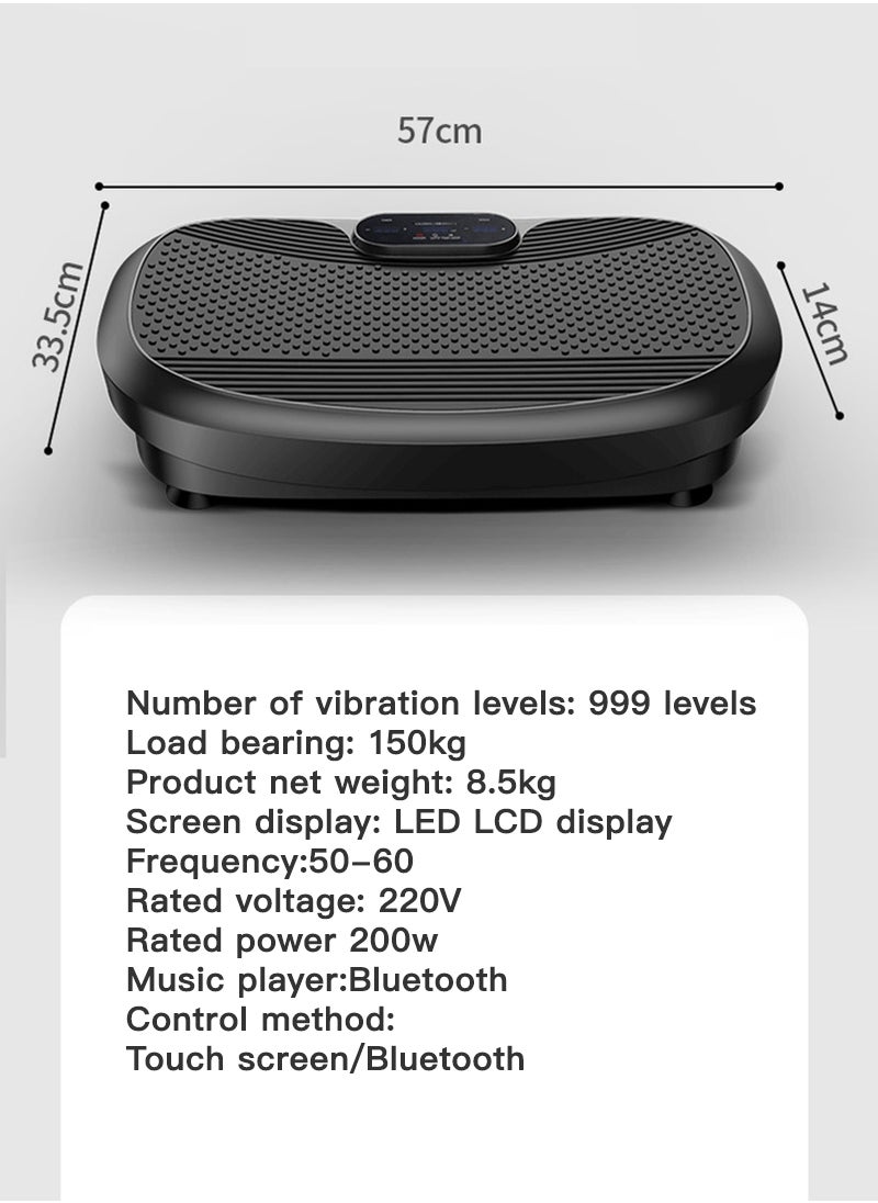 Sharpdo - Vibration Plate Exercise Machine Whole Body Workout Vibrate Fitness Platform Lymphatic Drainage Machine for Weight Loss Shaping Toning Wellness Home Gyms Workout - Image 1