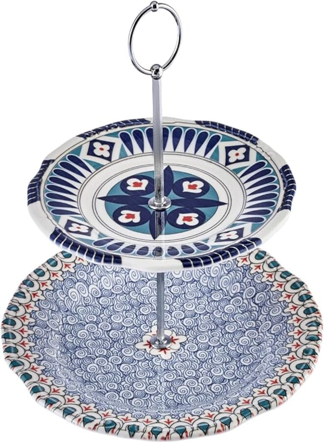 Karaca New Mai Seljuk Series Layered Cookie Stand 36 cm