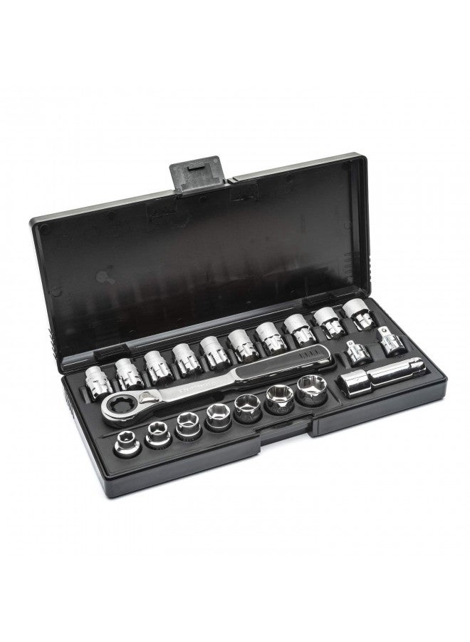 GEARWRENCH 21 Pc. 3/8" Drive 6 Pt. Pass-Thru Tool Set, SAE/Metric - 8921