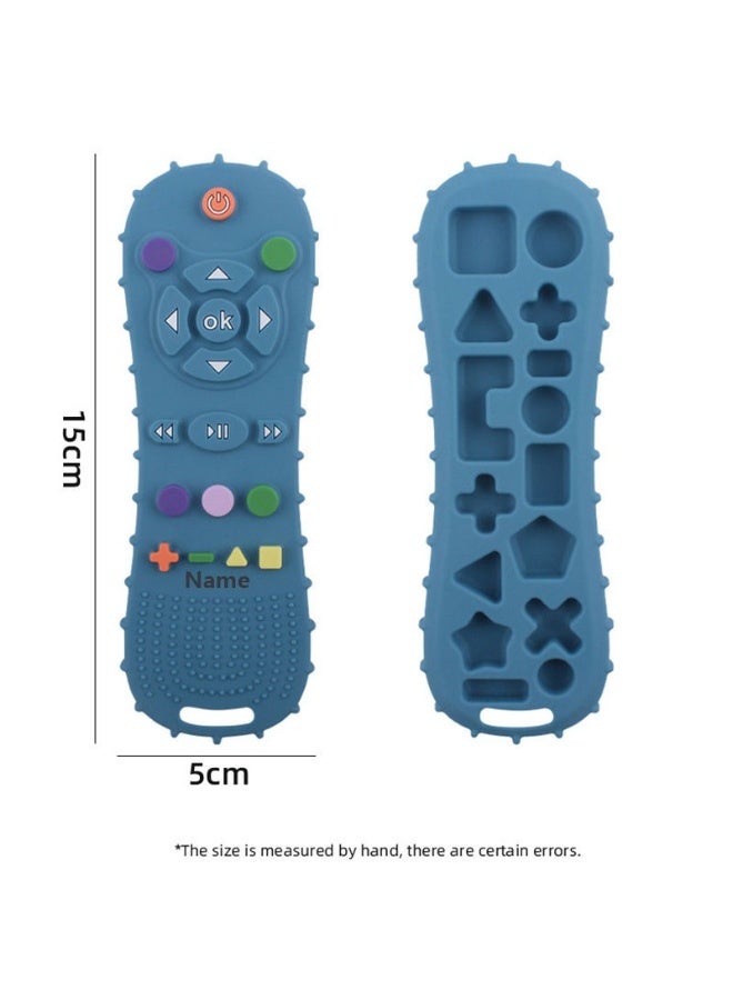 TV Remote Control Shape Baby Teething Toy, Soft Silicone Sensory Chew Toy for Infants & Toddlers, BPA-Free Educational Remote Design for Teething Relief and Motor Skill Development - Image 5