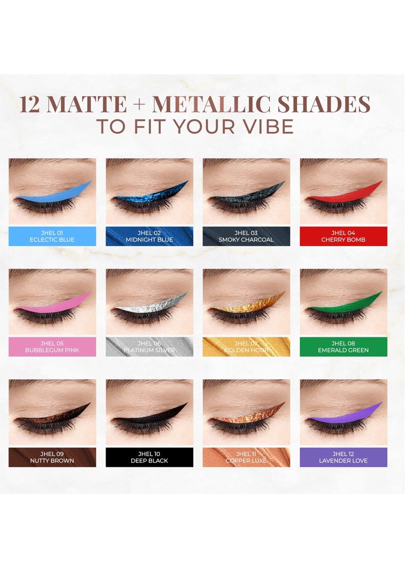 Just Herbs - Just Herbs Eyeliner Waterproof and Smudge Proof Long Lasting Eyeliners 2.5g - Image 1