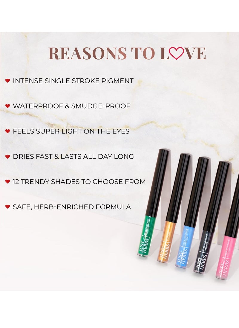 Just Herbs - Just Herbs Eyeliner Waterproof and Smudge Proof Long Lasting Eyeliners 2.5g - Image 1