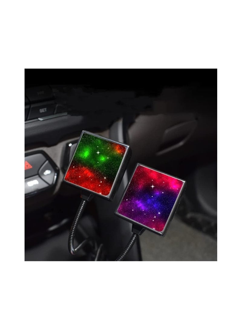SYOSI USB Car Roof Star Projector Night Light, Portable 360° Adjustable, 2 Colors-3 Lighting Modes, LED Car Interior Light Plug and Play Romantic Starry Car Roof Star Light Decor for Bedroom Party Car Wall  - Image 5