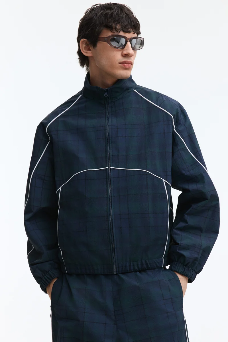 Nylon track jacket