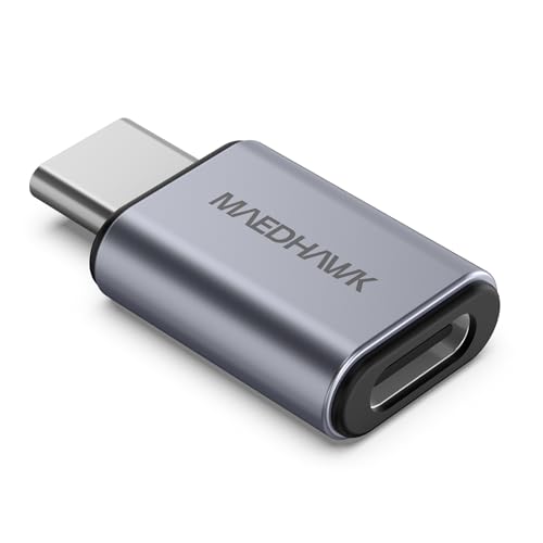 MaedHawk Bypass 2.0 Motorcycle CarPlay Bluetooth Headset Adapter with Passthrough USB-C Charging Port (Grey) - Image 1