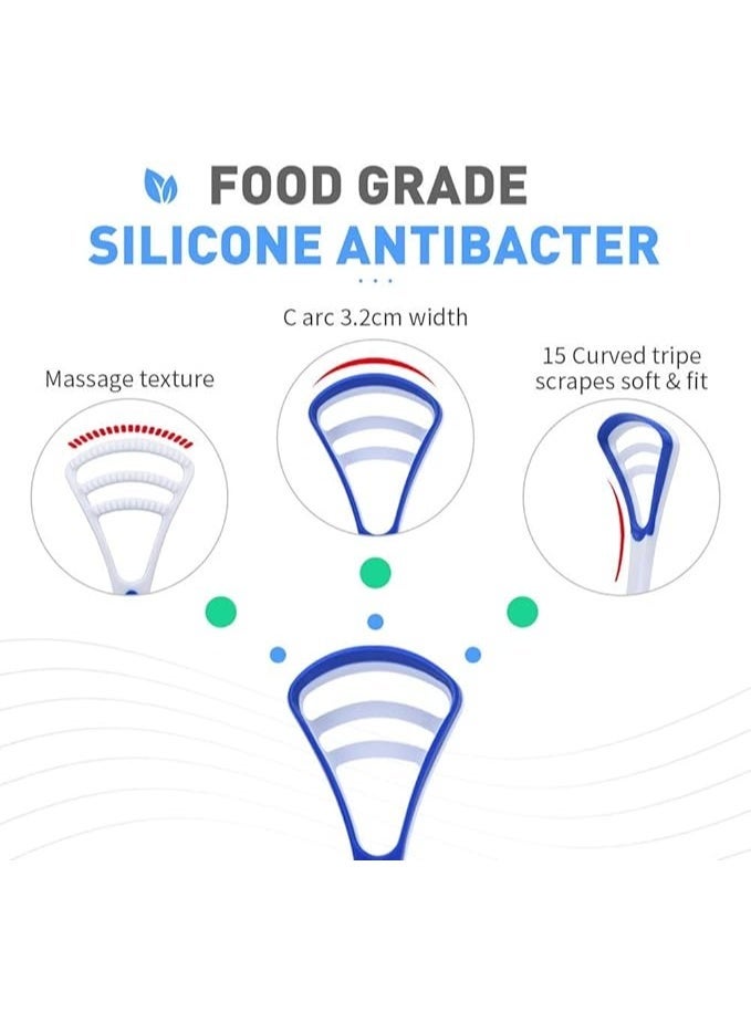 Y-Kelin - Tongue Cleaner Tongue Brush (3 Color Pack) (3 Pack) - Image 5