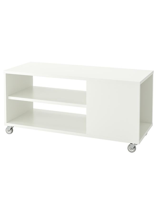 erorex Coffee table, white, 91x37 cm - Image 1
