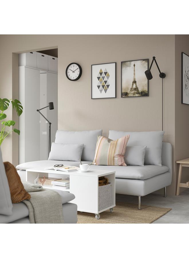 erorex Coffee table, white, 91x37 cm - Image 2