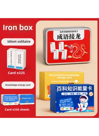 Idioms Solitaire Poker Primary School Students Card Educational Toys Card Children Look At The Chart Guess Card Game Words-Specifications:3 Boxes [325 Idiom Solitaire + 336 Knowledge Energy Cards] - pzsku/Z5EA9D31E6D4D769E6F2EZ/45/1745477242/c8b478c1-4c6c-4b11-87ff-3675a7a5ac0e