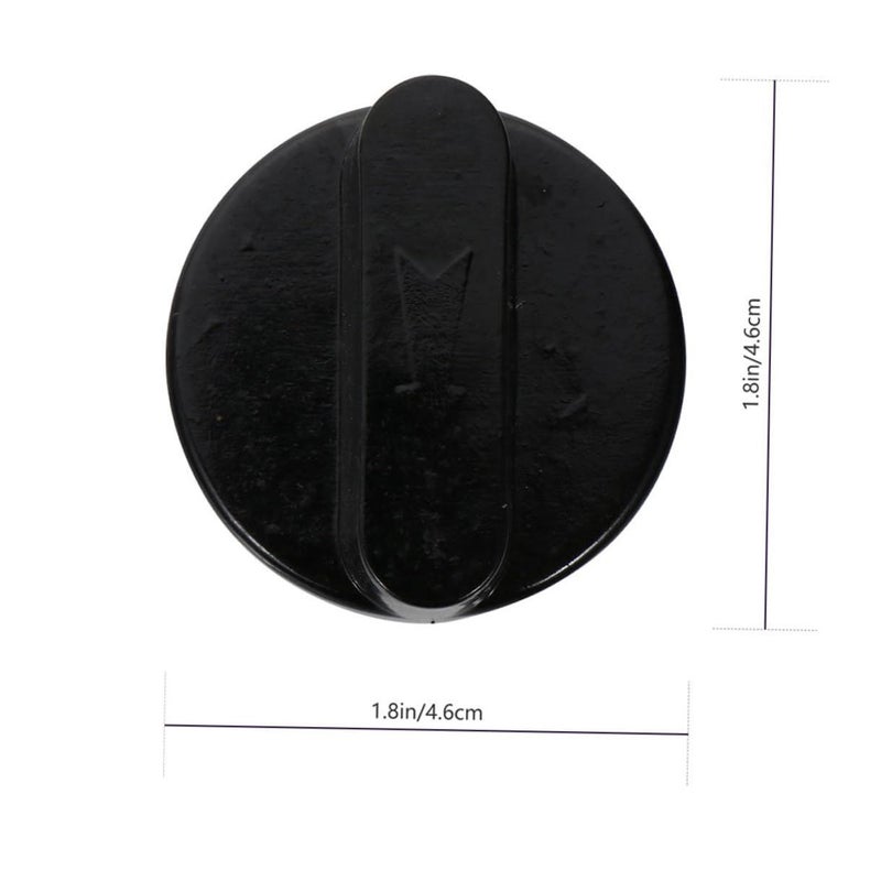 12 Pcs Gas Stove Knobs Replacement For Kitchen Range Burner Easy To Install Black - Image 3
