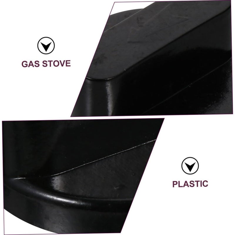 12 Pcs Gas Stove Knobs Replacement For Kitchen Range Burner Easy To Install Black - Image 4