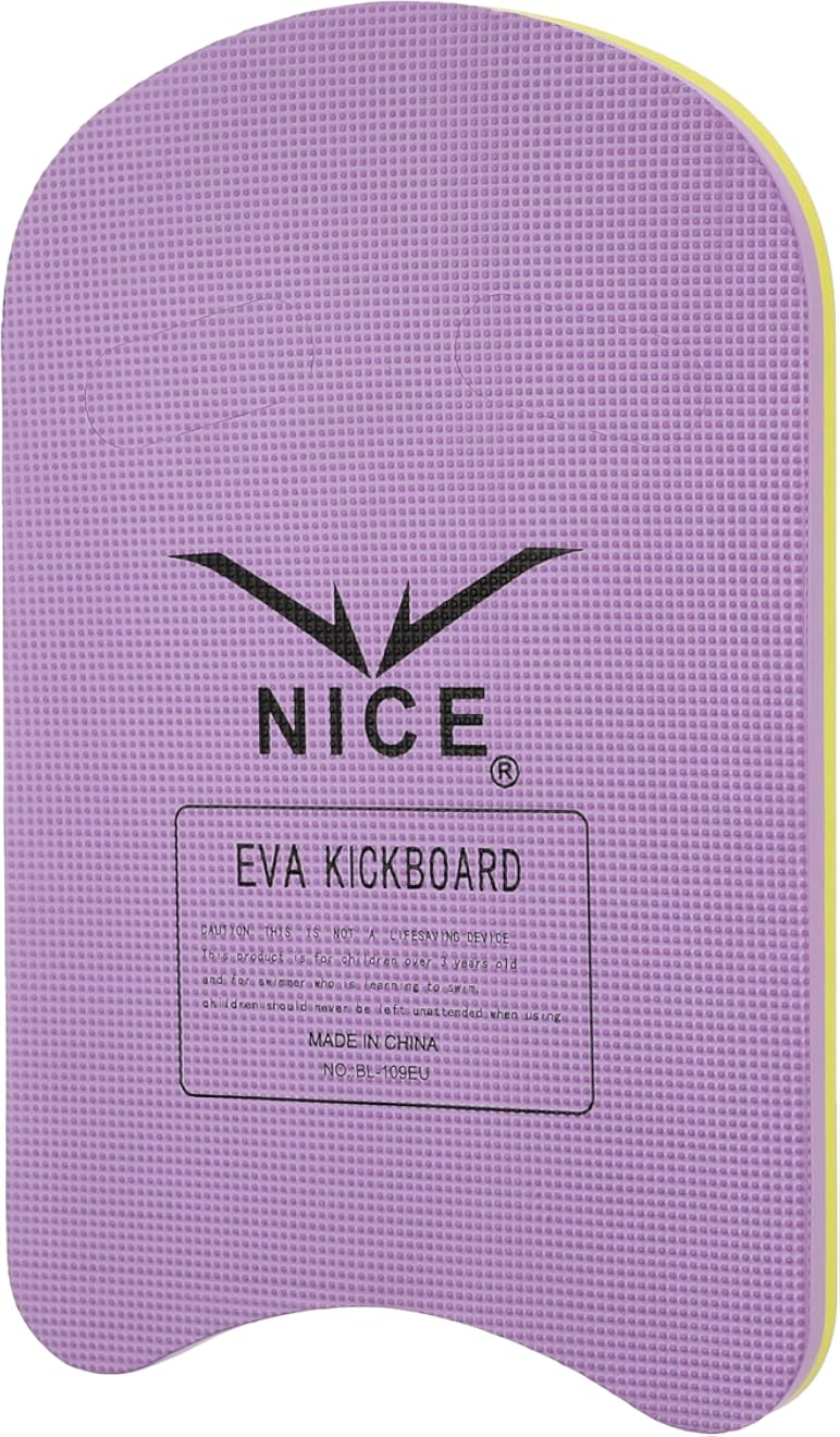 Generic Two-Layer Swimming Board, Mauve