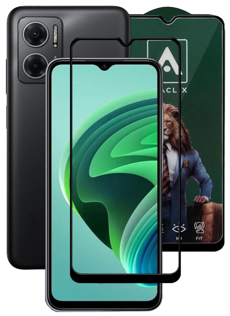ACLIX Antistatic ESD Dustproof Premium Quality High Definition Tempered Glass Screen Protector Designed For Xiaomi Redmi Note 11E - Image 1