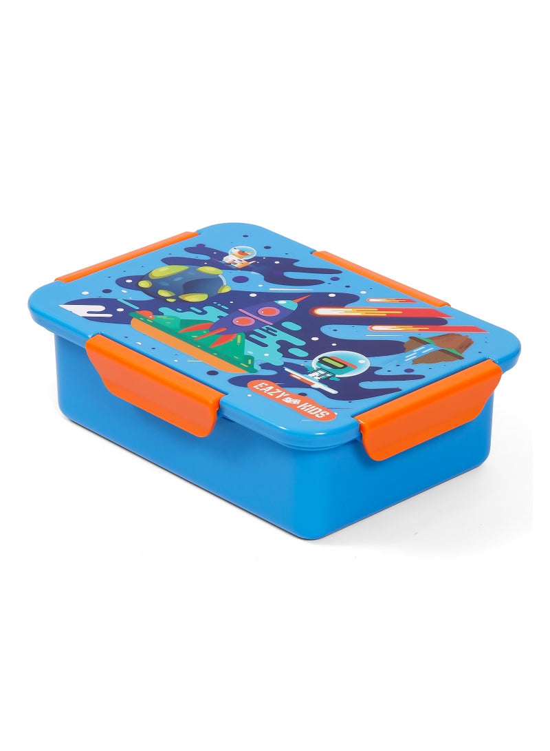 Eazy Kids علبة غداء باللون الأزرق الفضائي 850 مل - Image 1