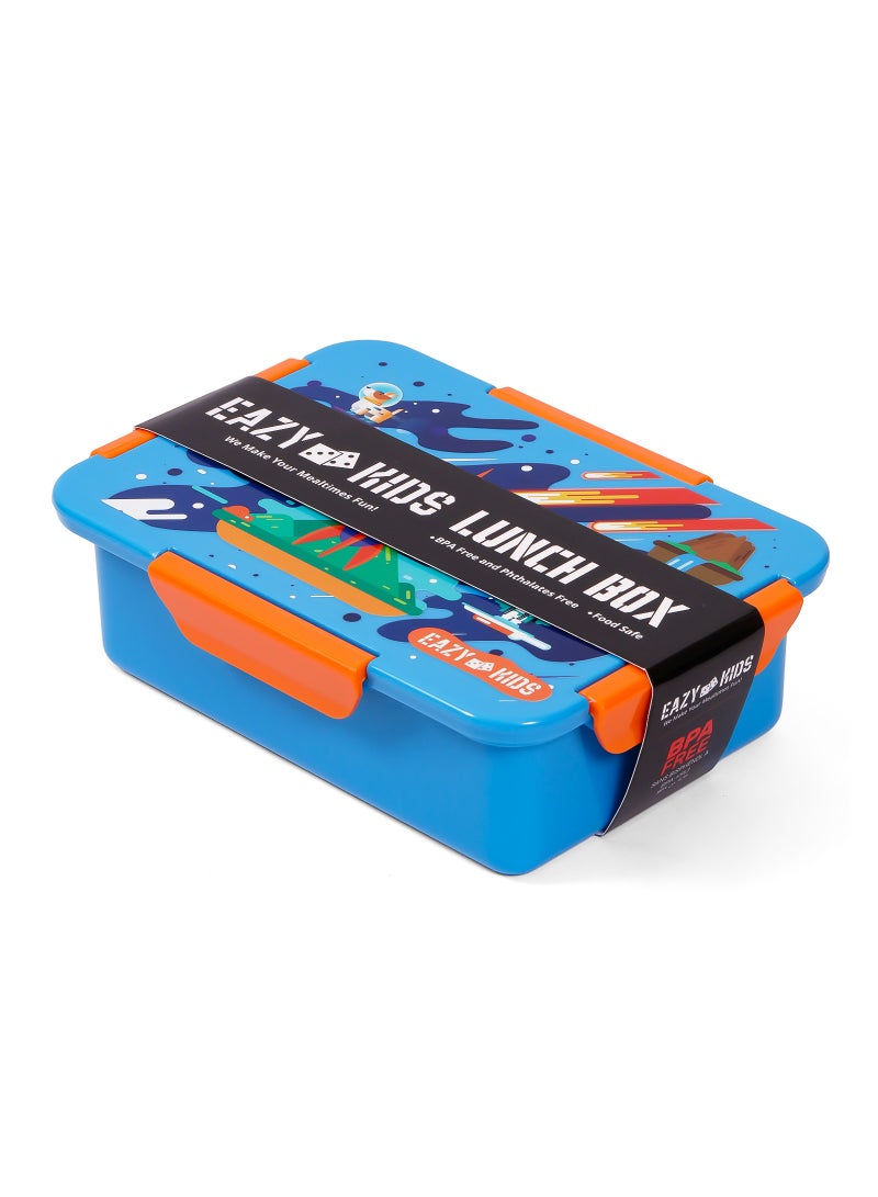 Eazy Kids علبة غداء باللون الأزرق الفضائي 850 مل - Image 2