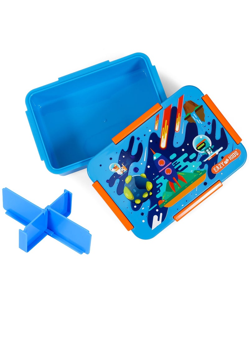 Eazy Kids علبة غداء باللون الأزرق الفضائي 850 مل - Image 4