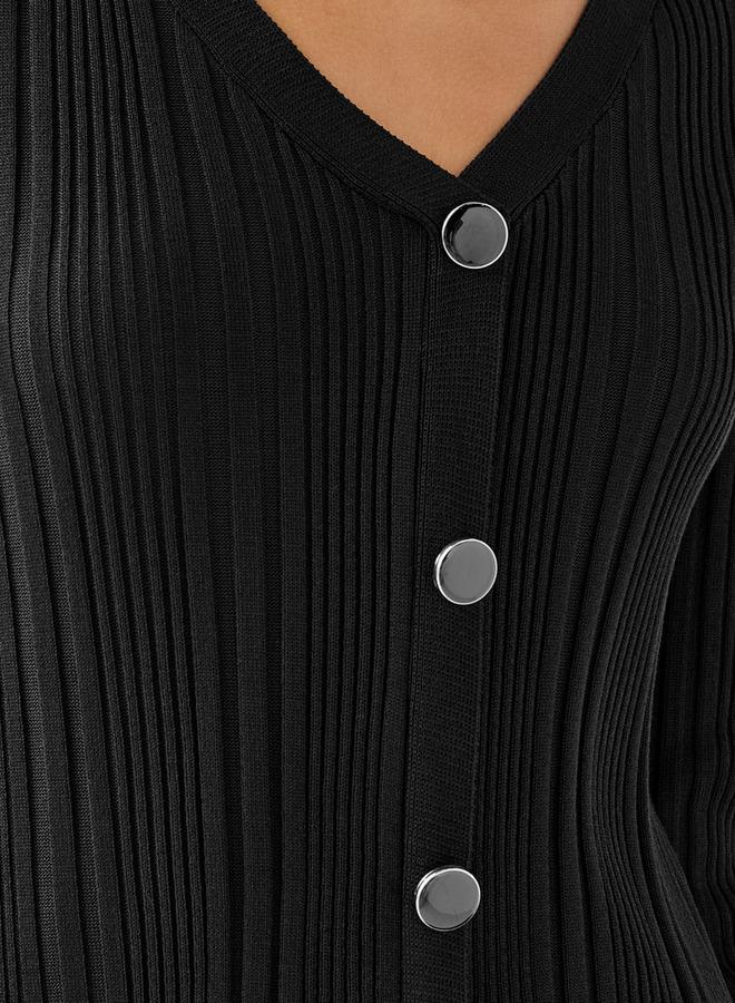 2Xtremz Bodycon Midi Dress with V neck - Image 4