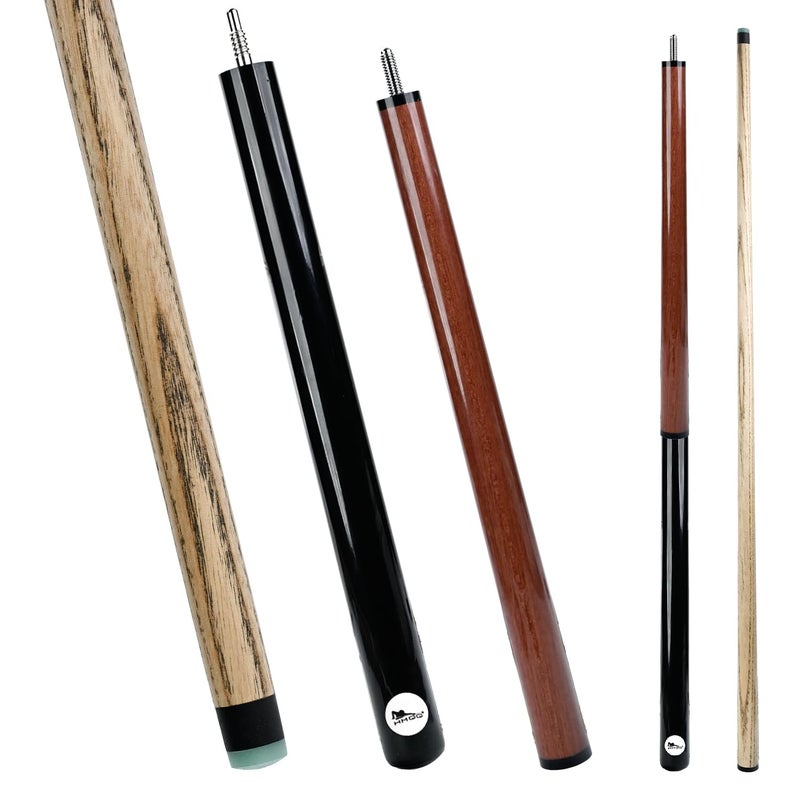 HMQQ Heavy Jump Break Pool Cue 3Piece 19oz Stiff 14mm Bakelite Tip Turbo Joints Billiard Cue Stick for Powerful Jump Break Shots - Image 2