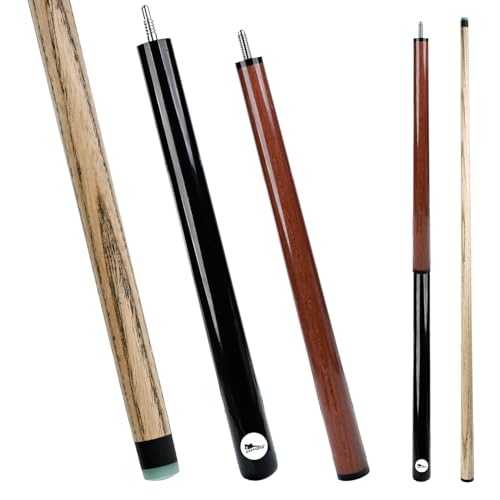 HMQQ Heavy Jump Break Pool Cue 3Piece 19oz Stiff 14mm Bakelite Tip Turbo Joints Billiard Cue Stick for Powerful Jump Break Shots - Image 1