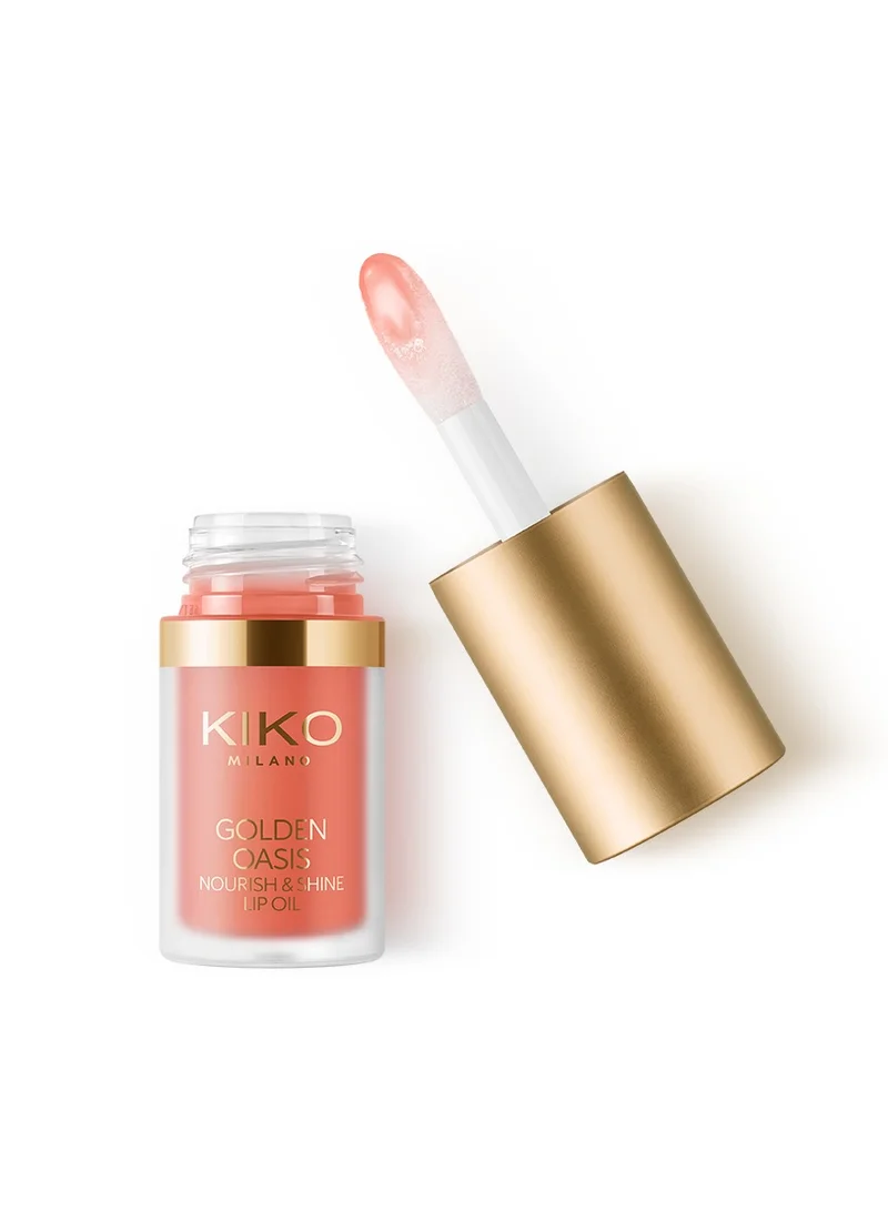 KIKO MILANO GOLDEN OASIS NOURISH & SHINE LIP OIL - 03 Cherry Bite