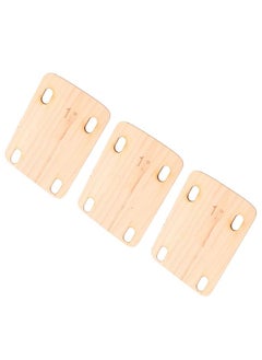 Thoraya Electric Guitar Neck Shim Maple Wood Neck Shim Spacer Instrument Accessory for Replacement 3pcs 1°  - Image 5