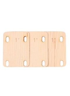 Thoraya Electric Guitar Neck Shim Maple Wood Neck Shim Spacer Instrument Accessory for Replacement 3pcs 1°  - Image 3